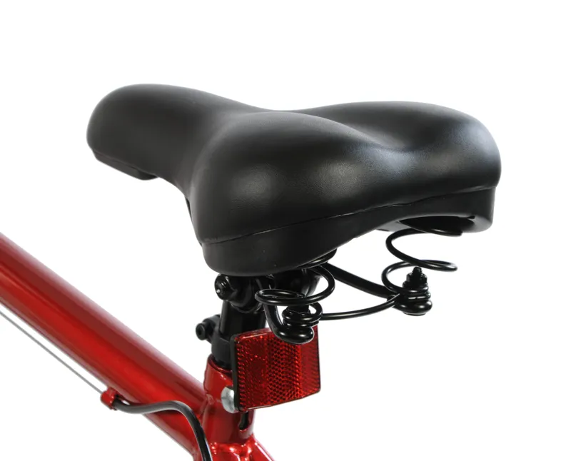 Professional City 700c Commuter Hybrid Bike Red-7